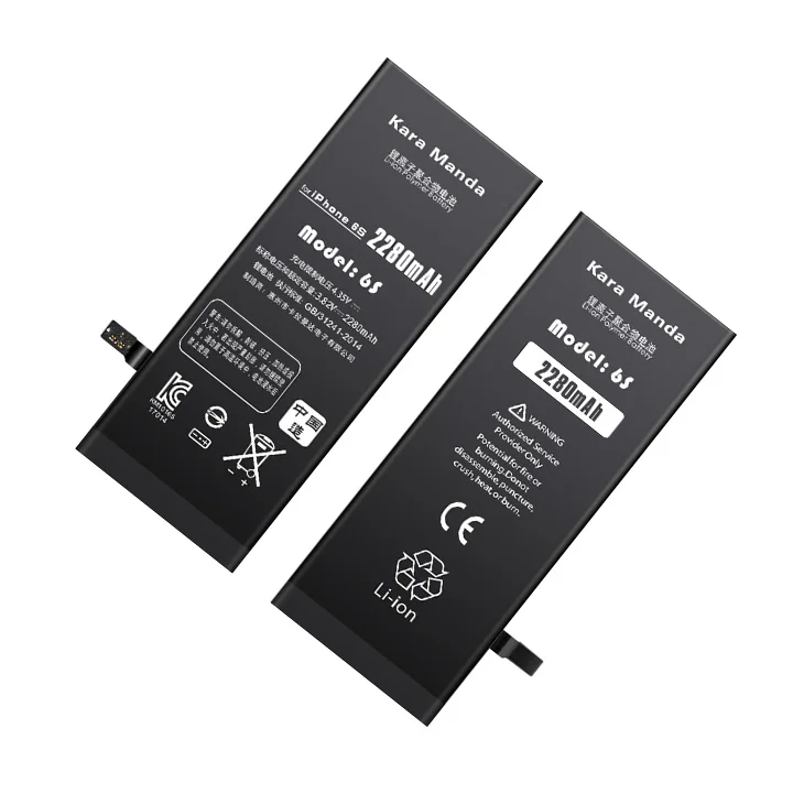 Mobile Cell Phone Battery Voltage 3.82V Capacity 2280mAh Replacement for iPhone 6S Li-ion Polymer Battery