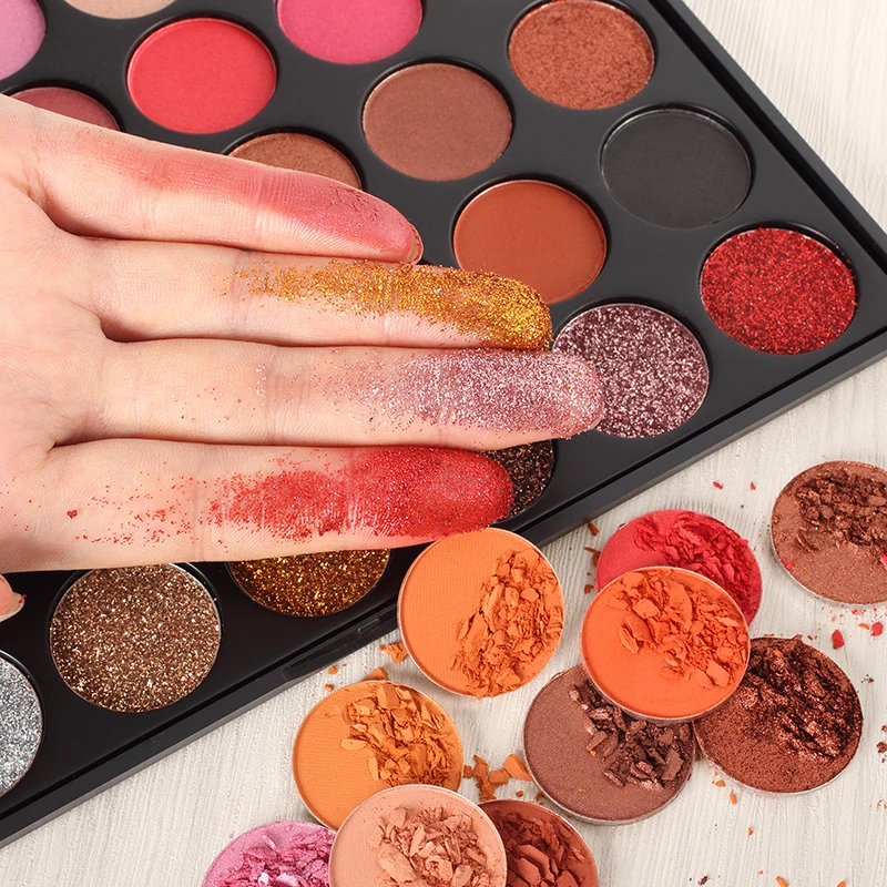 Maquillaje High Pigment Eye Shadow makeup private label custom 35 Color Custom Logo Eye shadow Palette