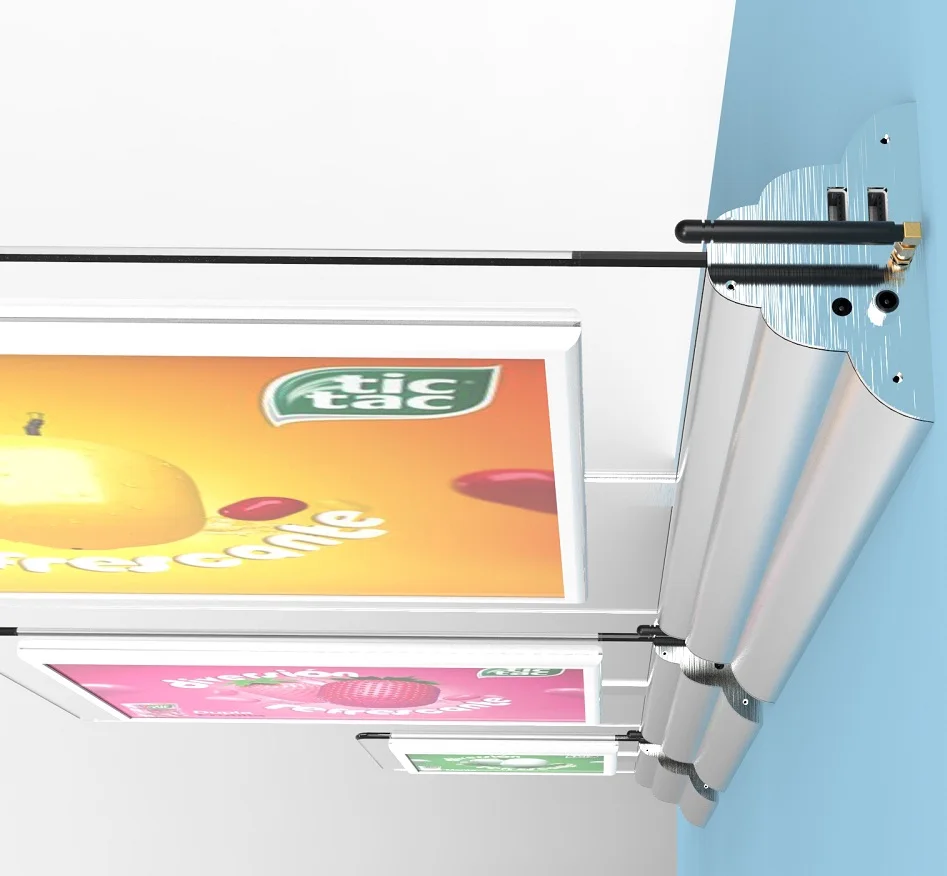 
Bar lcd shelf advertising screen media 