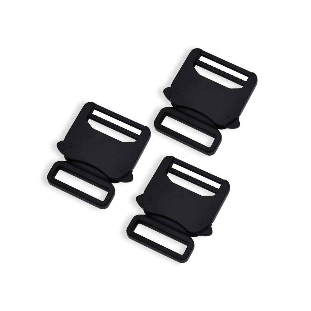 Custom wholesale 30mm center quick metal side release buckle for bag hardware accessories