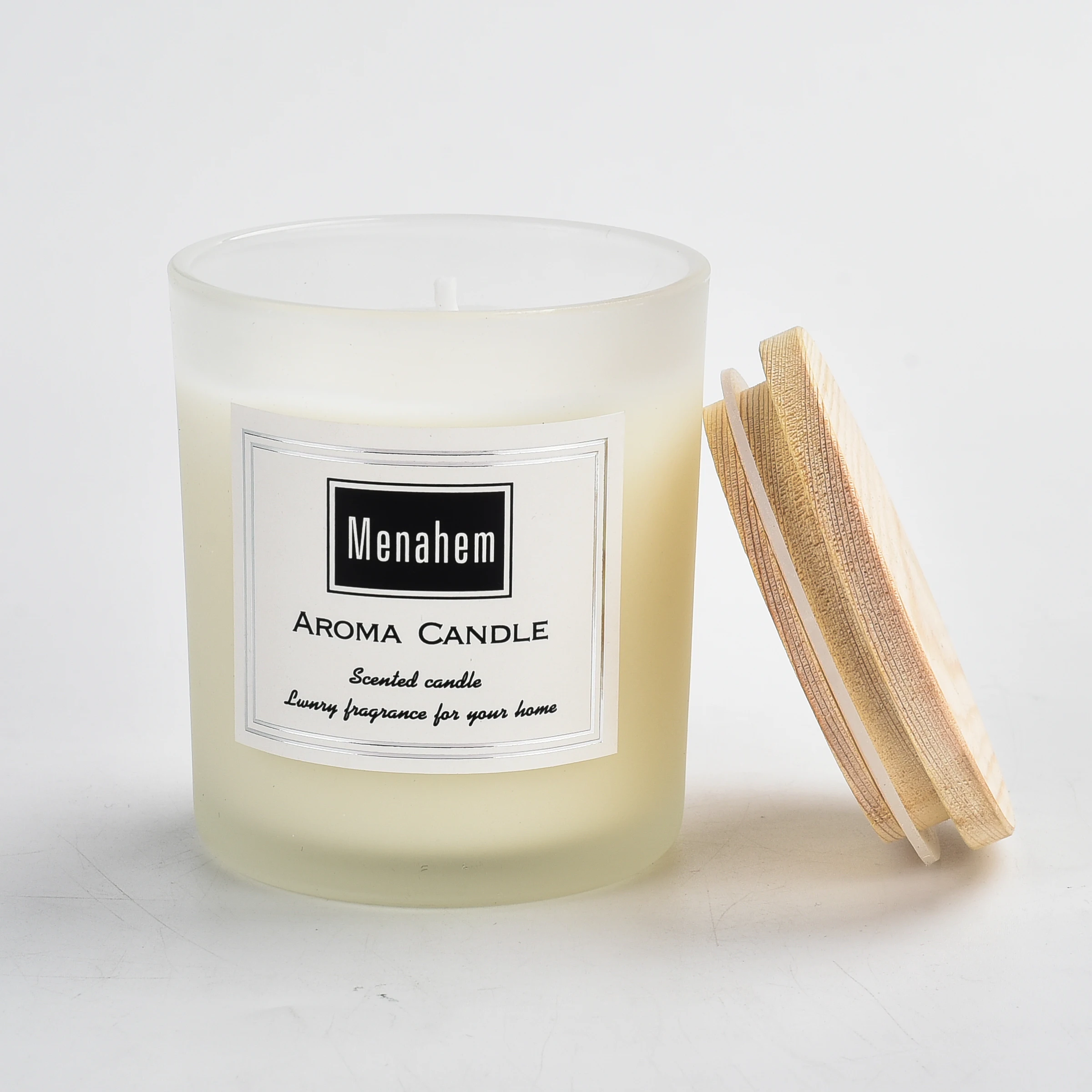 Wooden cover modern light luxury niche high-end scented candles indoor durable bedroom sleeping romantic fragrance  ornaments