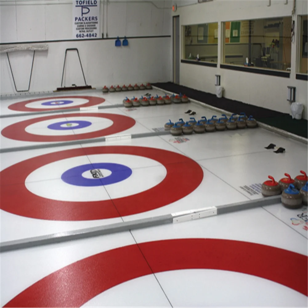 ZSPE Customized Durable UHMWPE Curling Floor Sheet Curling Game Board For Curling Training Sports