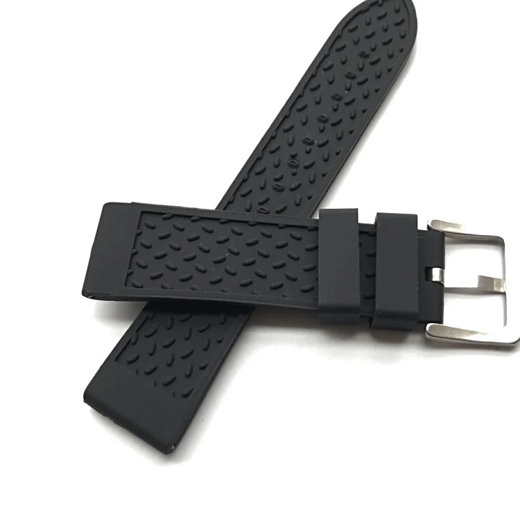 Diving Outdoor Sport Silicone Watch Strap Waterproof Soft 20mm 22mm Watch Band