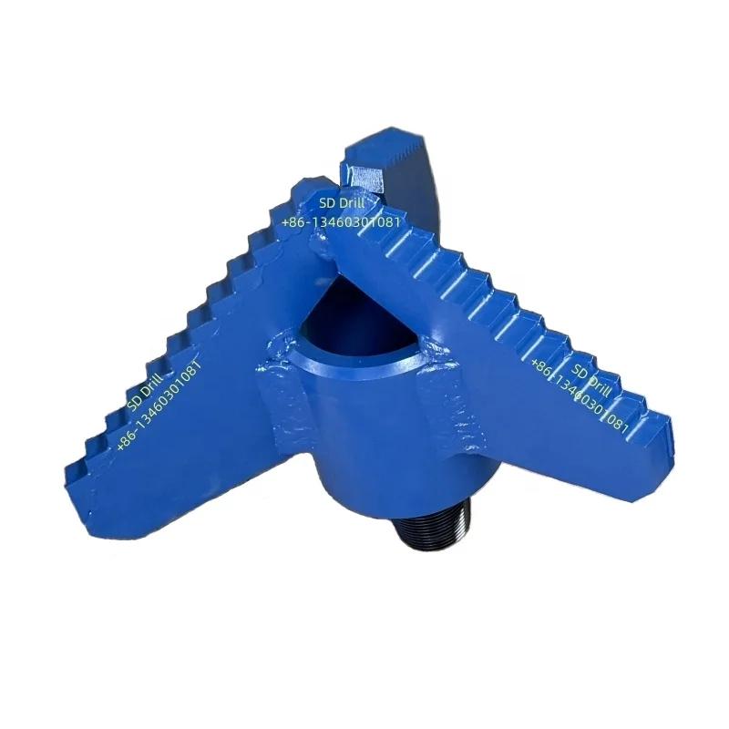 Water well drilling drag bits 6 inch step bit