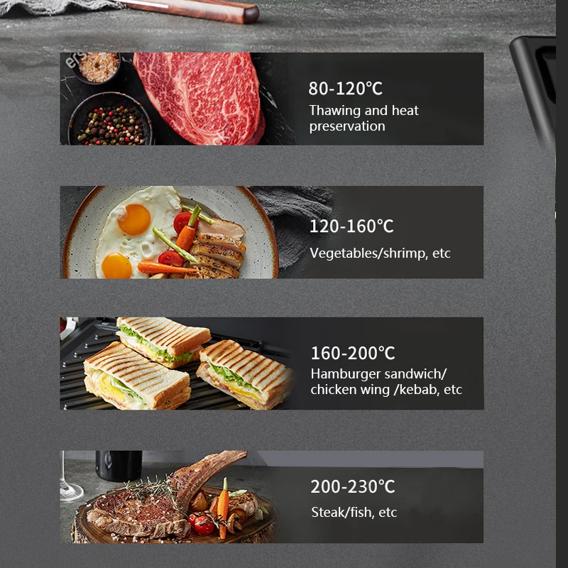 Detachable Contact Grill Profession Electric Sandwich Contact Grill