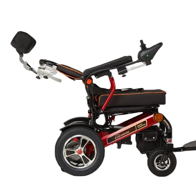 US warehouse cheap price aluminum electric wheelchair brush motor lithium battery foldable power wheelchair for sale
