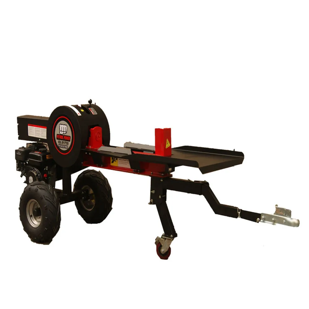 Huike new 34 ton gasoline kinetic fast wood / log splitter