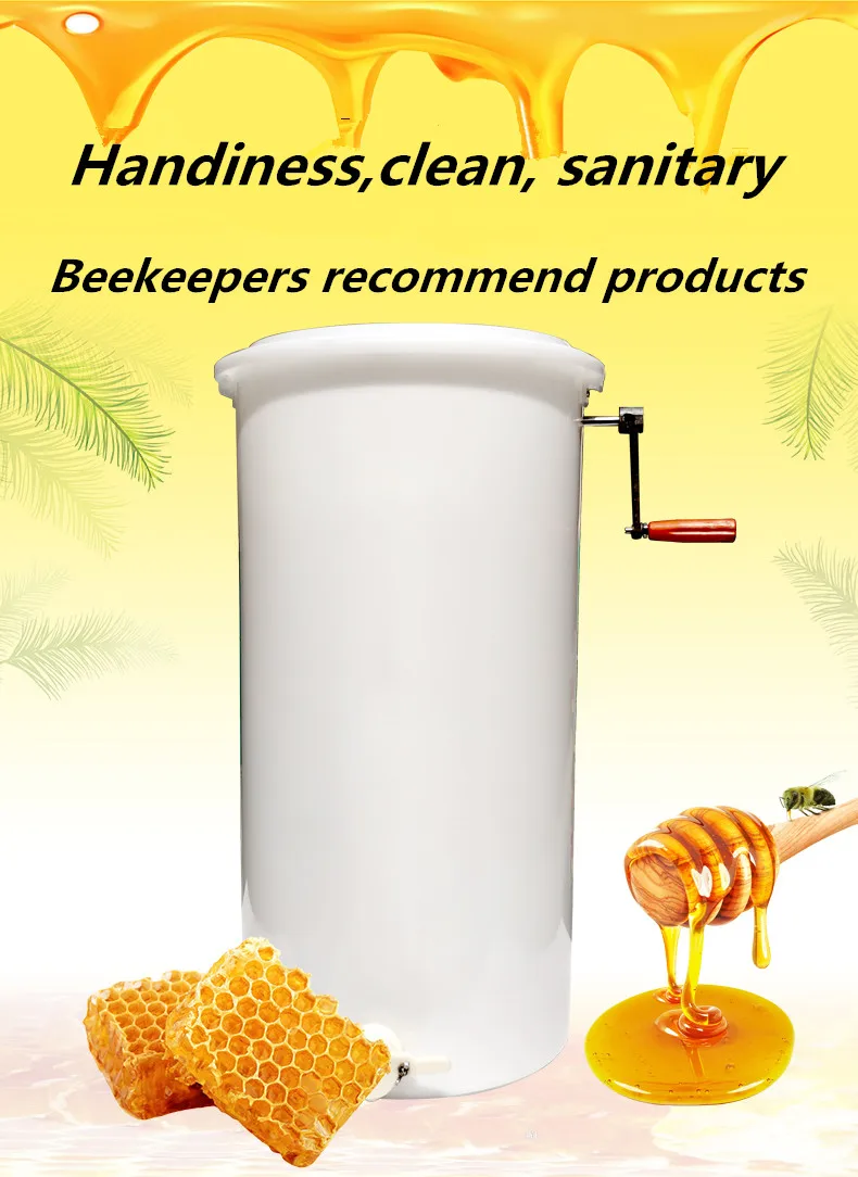Beekeeping equipment 2frames plastic manual honey extractor