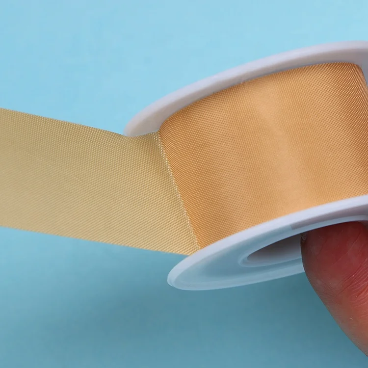adhesive silk plaster Q 2.5cm/5cm etc. white color Surgical Silk Tape plaster roll with good adhesion