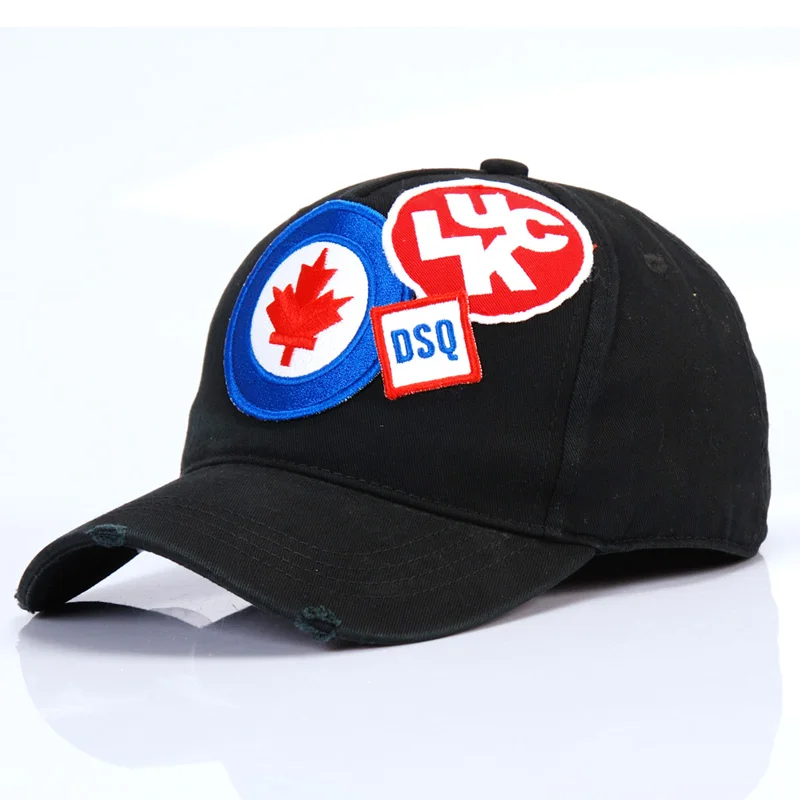 
Wholesale 3D Embroidery Maple Leaf Custom Underbrim Printing 5 Panel Baseball Cap Sport Flag Hat/Hat With Logo Printing 