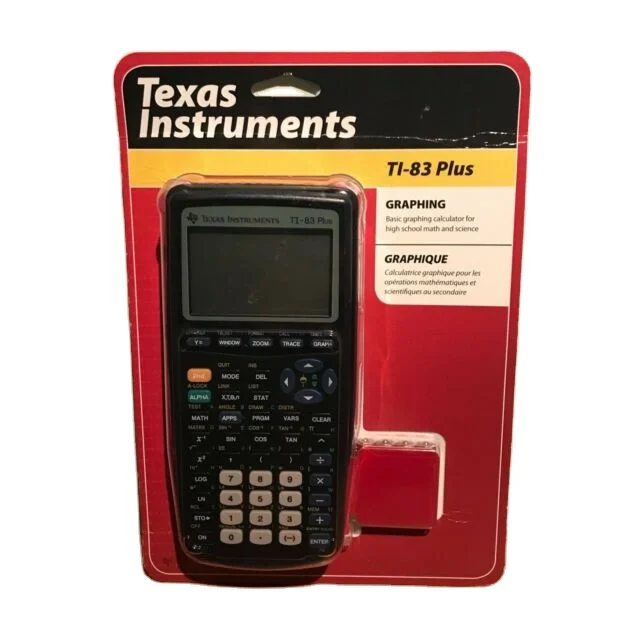 QUALITY NEW Original Texas Instruments TI-83 Plus Graphing Calculator ALL COLORS in stock.