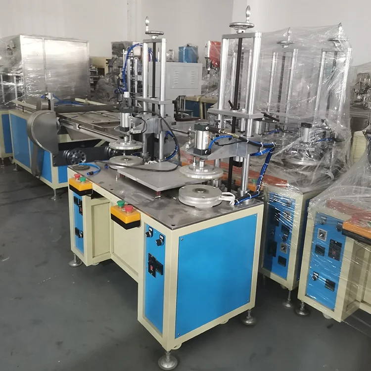 Plastic Cylinder Box Making Edge Curling Machine Clear PVC PET Cylindrical Tube Forming Crimping Production
