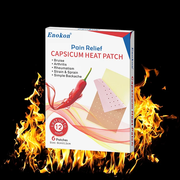 New Product Herbal Pain Patch Chinese Capsicum Plaster With Far Infrared Medicated