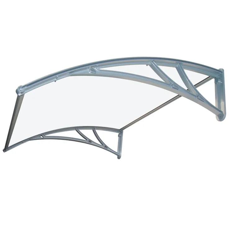 shed entry door canopy aluminium frame front window door canopy and polycarbonate canopy awning for sun protection