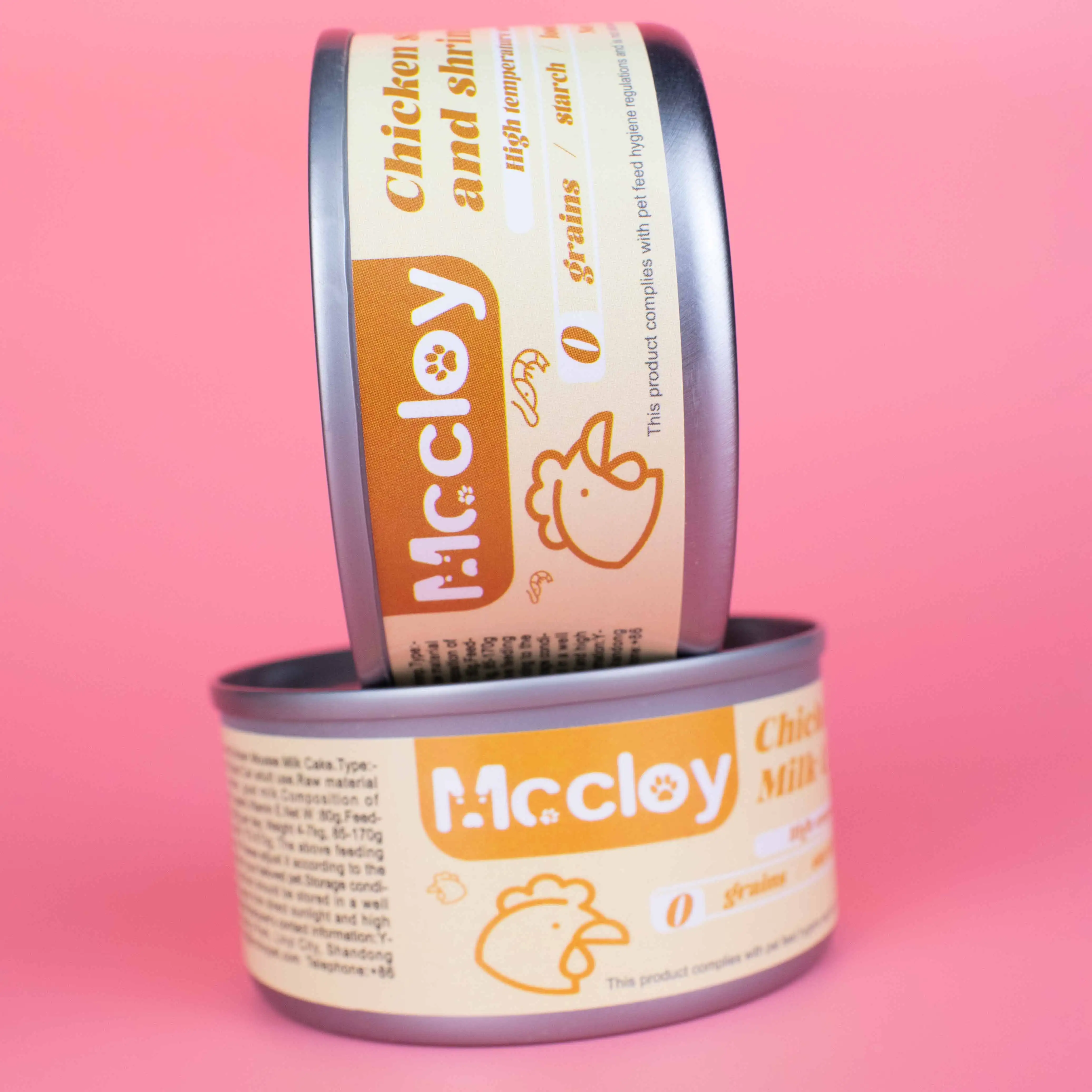 Хит продаж банки для Влажного Корма кошек с несколькими вкусами питательных консервов консервированных 4