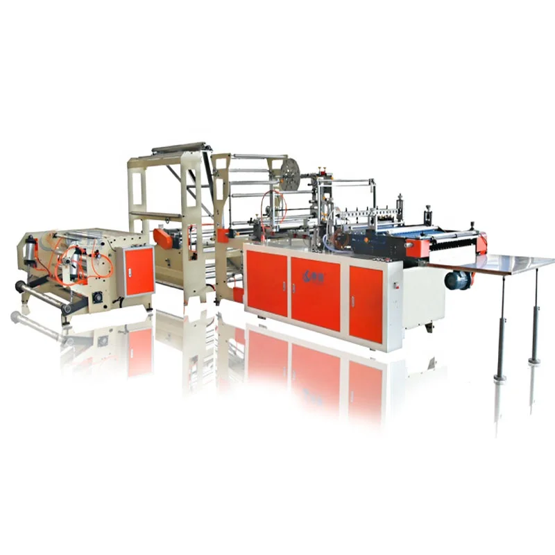 High speed good performance e-commerce packaging all-in-one courier polythene  bag making machine