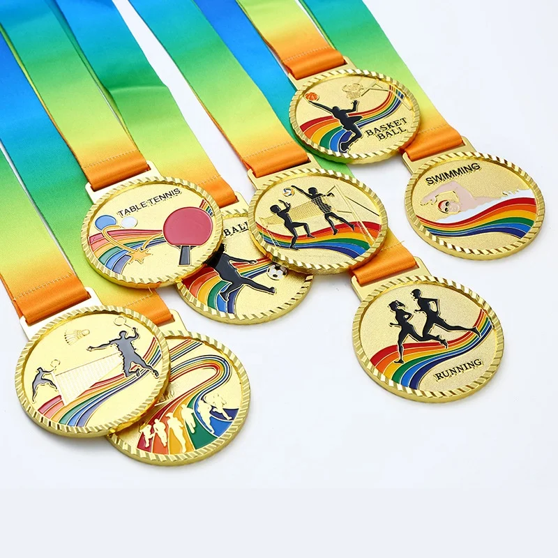 Custom Universal Games Metal Medal Competition Listing Bronze Marathon Medal Medallion plaques awards