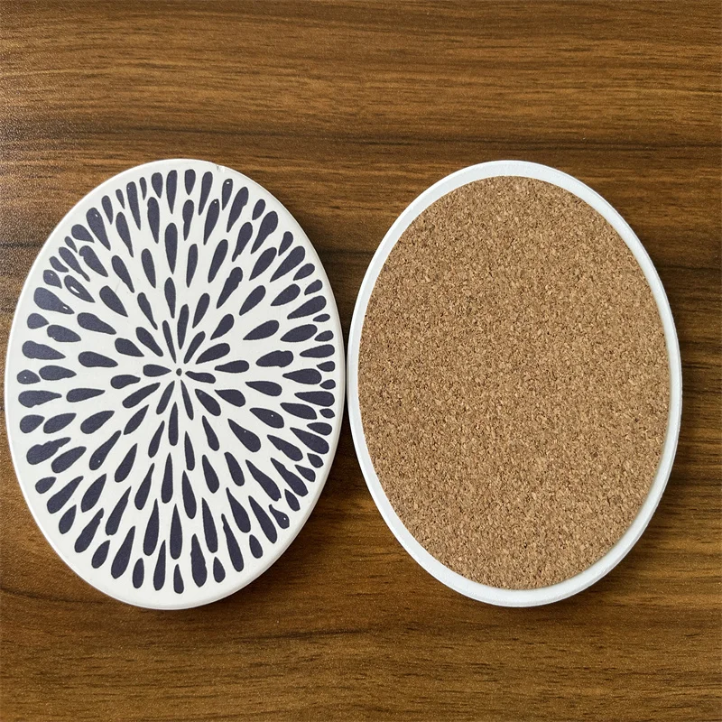 Ins Style Water Absorption Diatomaceous Earth Cup Mat For Family Potluck Banquet Daily Use