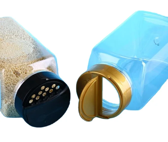 425g Plastic Empty Bottles Seasoning Powder Food Can Cover Lid container Jar Cap Salt Sugar Kitchen Pepper Sauce 212