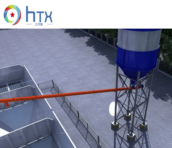 Automatic artificial stone producing line concrete material volumetric doser