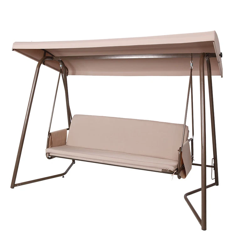 Popular Outdoor 3-seater Garden Metal Frame Hanging Patio Swings