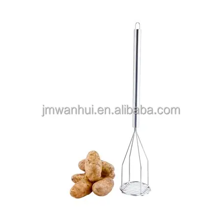Commercial Stainless Steel Round-Faced Bean Ricer Potato Masher
