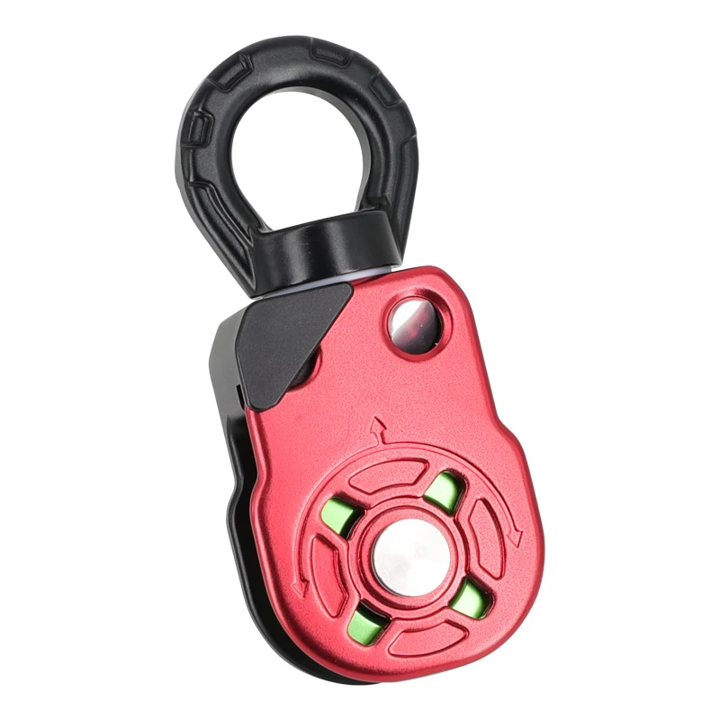 Climbing Aluminum-magnesium-zinc Alloy Universal Single Pulley for High-altitude Working