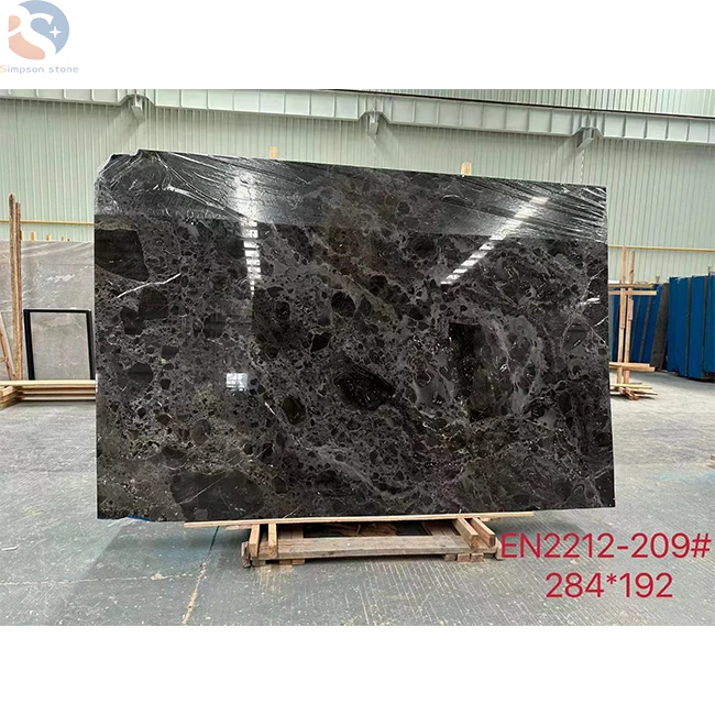 China popular Nature Marble Venus Dark Emperor  Marble Hotel Villa Apartment Decoration Stone
