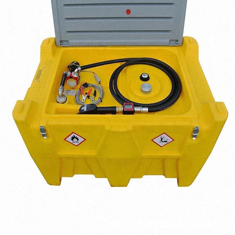 Anti-corrosive High Volume 480L Plastic Fuel Tank with Pumps for Portable diesel gasoline refueling