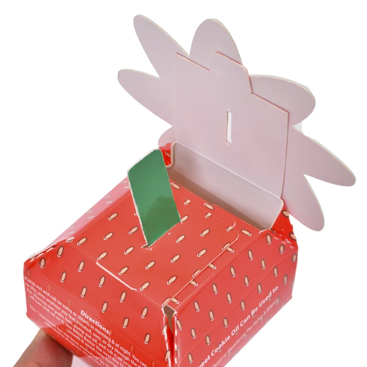 Custom Logo Creative Fruit Strawberry Watermelon Cute Shape Bonbon Packaging Box Color Empty Lolly Candy Gift Box for Kids