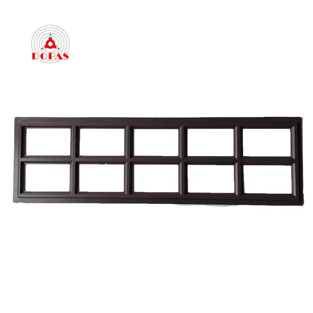 Garage door window decorative insert trim for residential/ commercial and carriage door