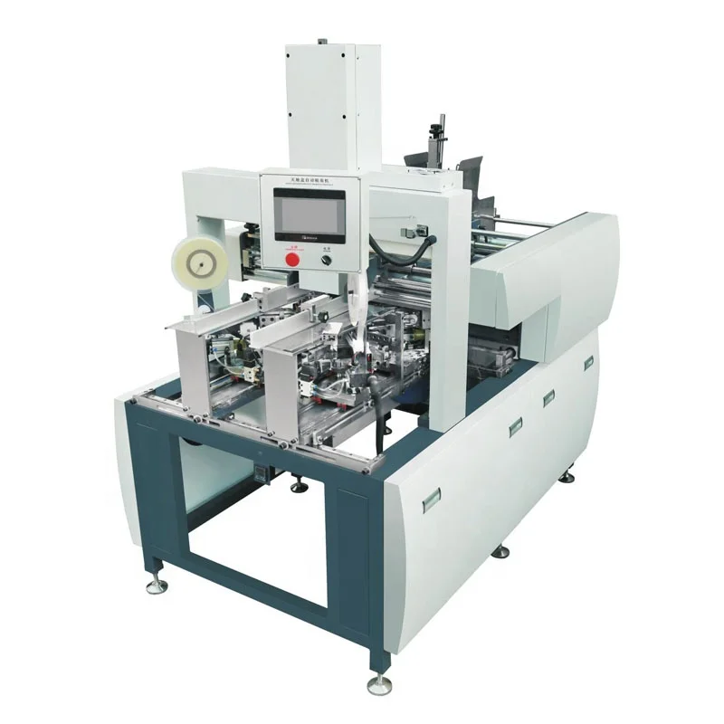 Zomagtc automatic corner pasting machine rigid box corner pasting machine