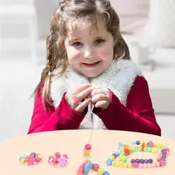 Bestone Children DIY making bracelets creative hand rope child toys beaded jewelry educational toys