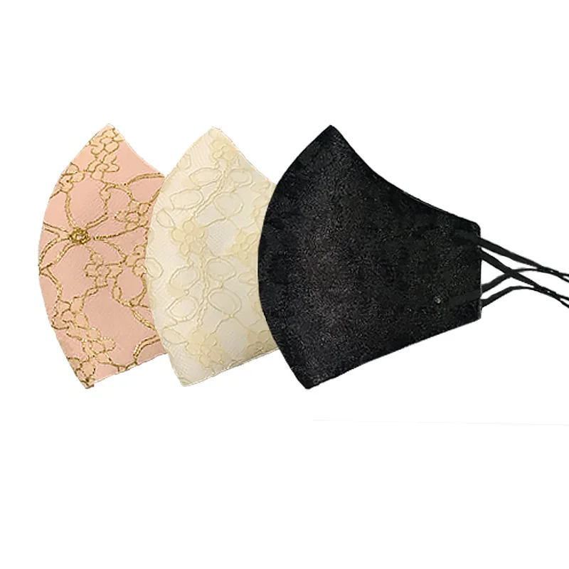 2020 Fashion Lace-up Face Mask Halloween Beauty Mask Facial With Lace Party Mask