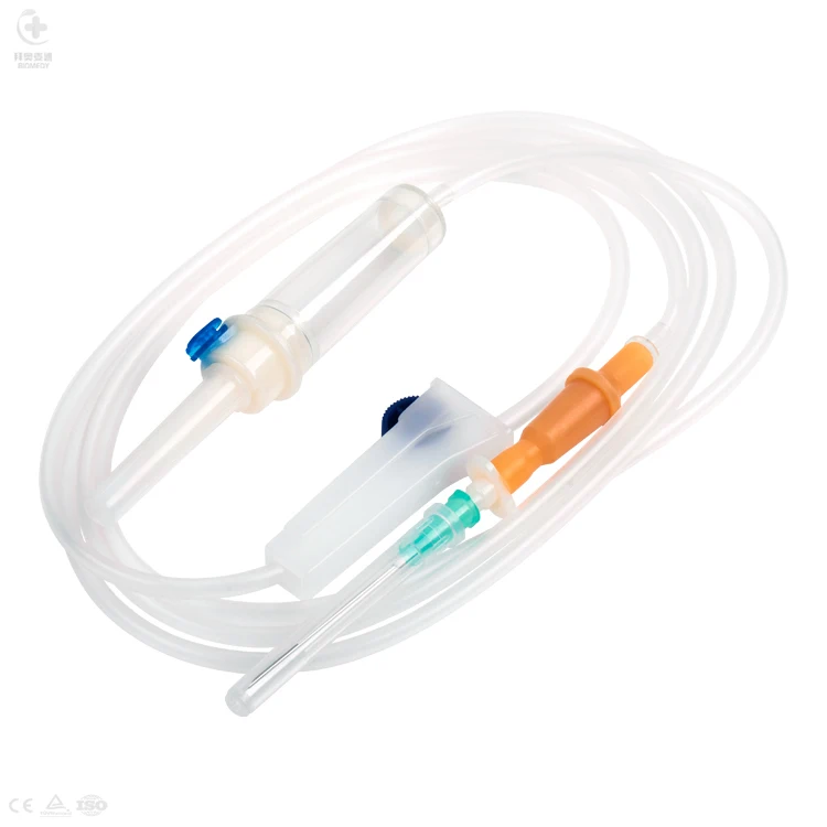 Factory delivery low price Disposable Infusion Set IV Injection with Y injection site CE ISO