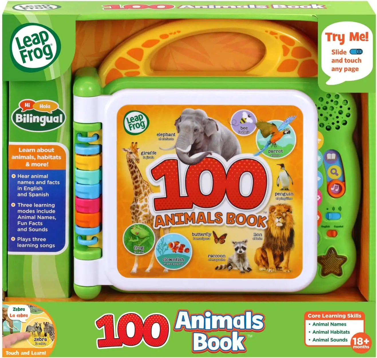 New Sign 100 Animals Sound Book Puzzle Toy Children Early Educational Audio Talking Book For Children