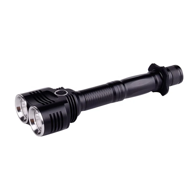 
Best Bright 2 PCS U2 LED 18650 Battery Rechargeable Security Tactical 2000 Lumen Flashlight 