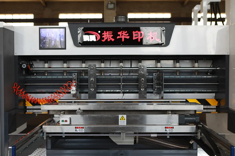 ZHENHUA Automatic 2 3 4 5 Colors Corrugated Carton Box Flexo Printing Folder Gluer Printer Slotter Die Cutter Case Maker Machine