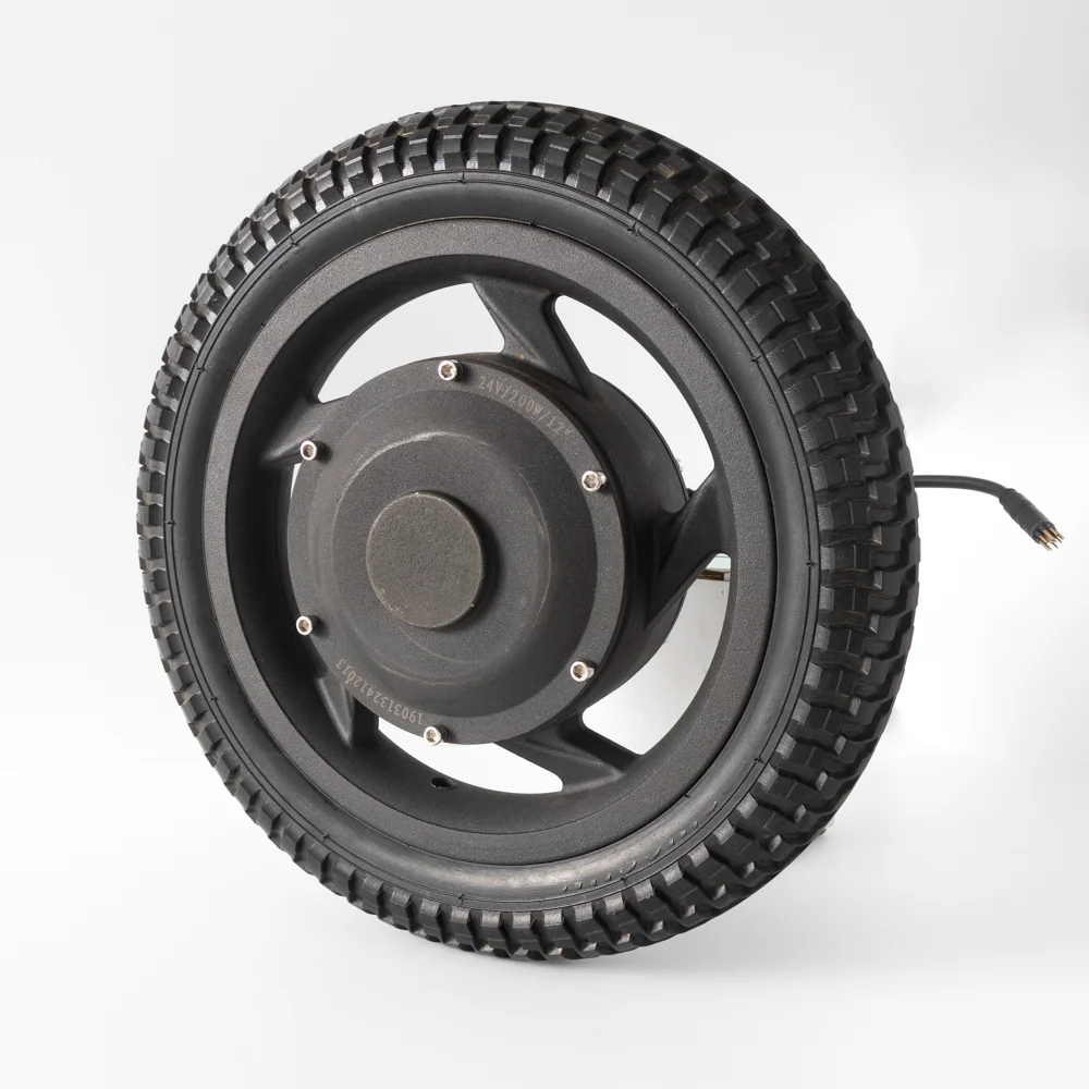 12 inch 12V/24V/36V/48V/60V encoder gear hub motor Gear DC Motor electromagnetic brake brushless motor for Electric scooters