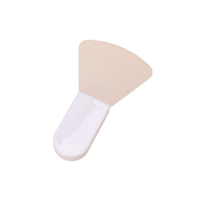 Portable Mini Silicone Facial Beauty Tool Fingertip Mic Brush with Short Handle for Lip Makeup Clay Coating Cosmetic Brush