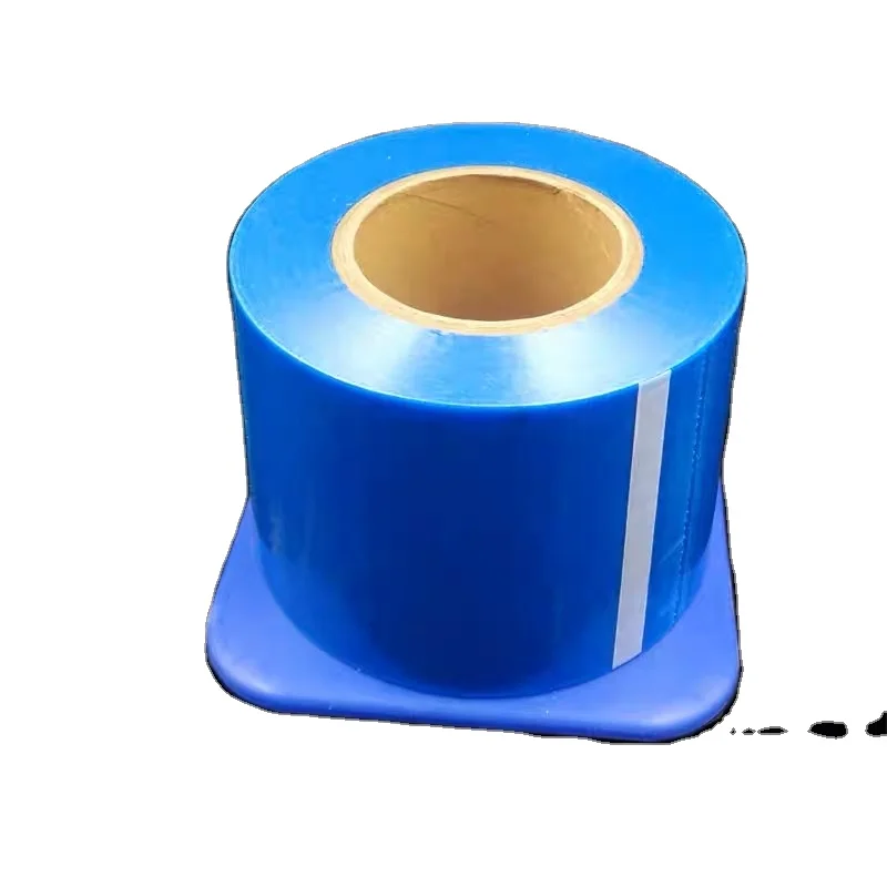 Wuxi Yuanda JINDING Film For Elevators And Light Switch (4'x6'x1200 Strips/Roll ) Blue/Clear