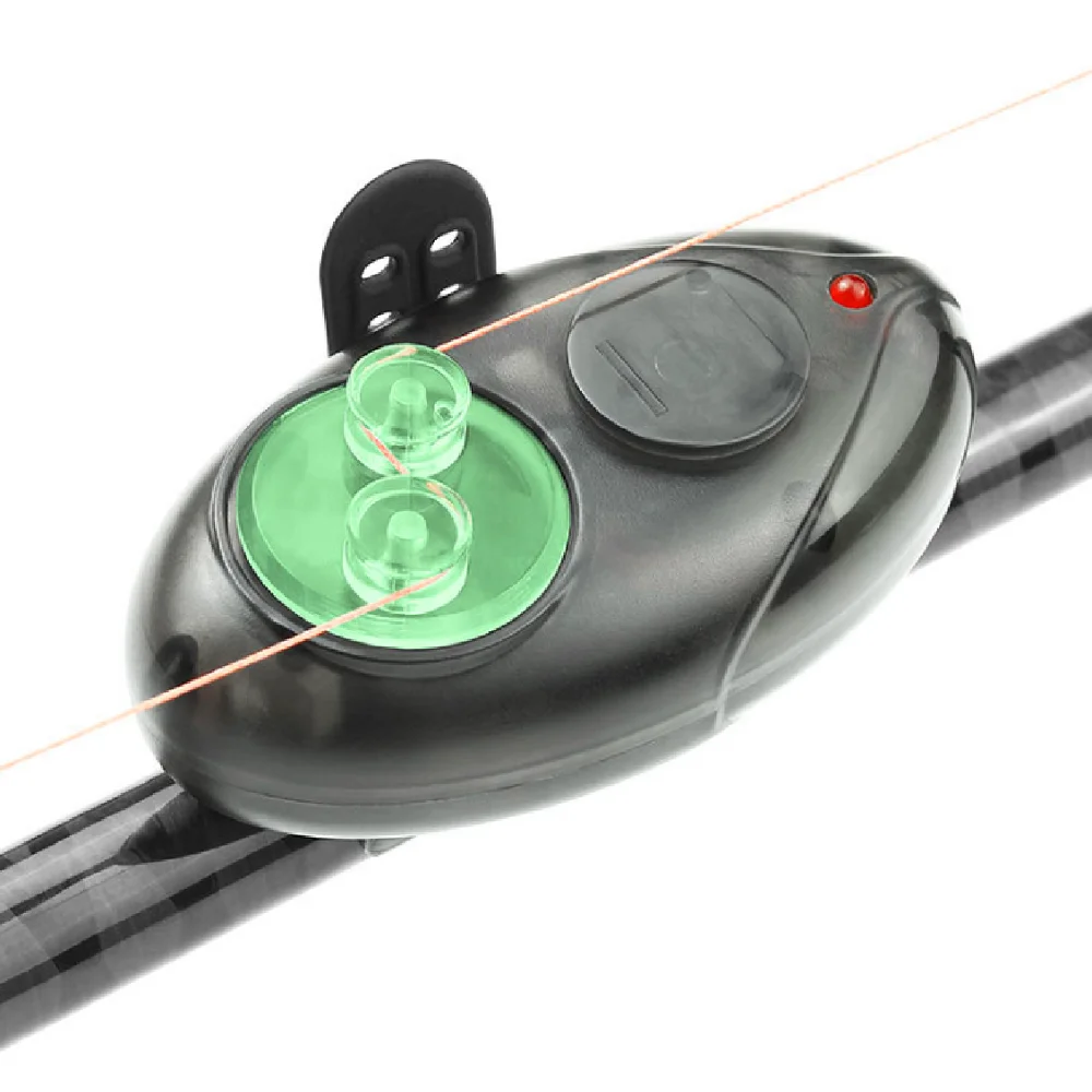 Dual Fish Bite  Alarm indicator Light Sound Functions Carp Bite Alarm