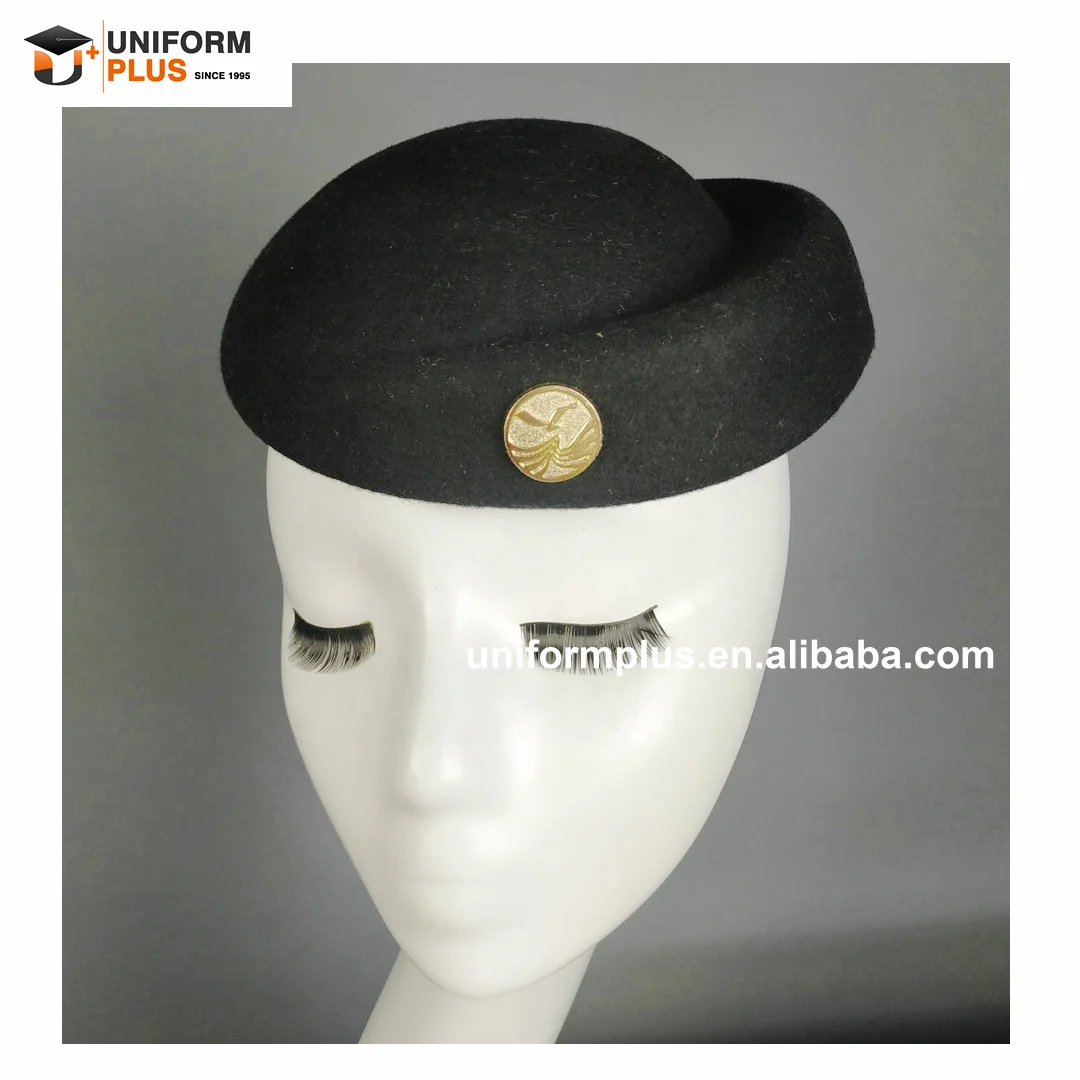 Шапка стюардессы с шарфом