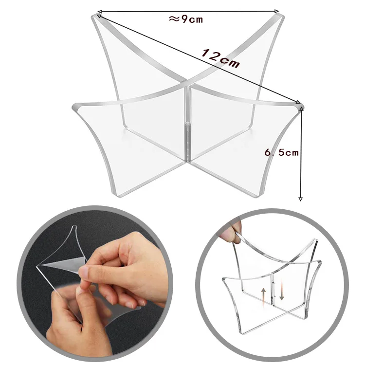 Customized Lucite Tzedakah Clear Mini Simple and Stylish Football Basketball Display Stand Storage Holder Acrylic Ball Stand