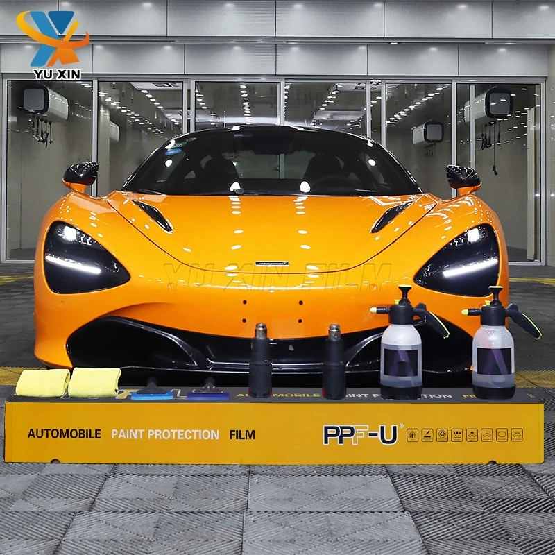 PPF-U Brand против царапин Глянцевая 6 5/мил самоклеящаяся устойчивая к пожелтению прозрачная ТПУ Tph Ppf пленка защита краски автомобиля
