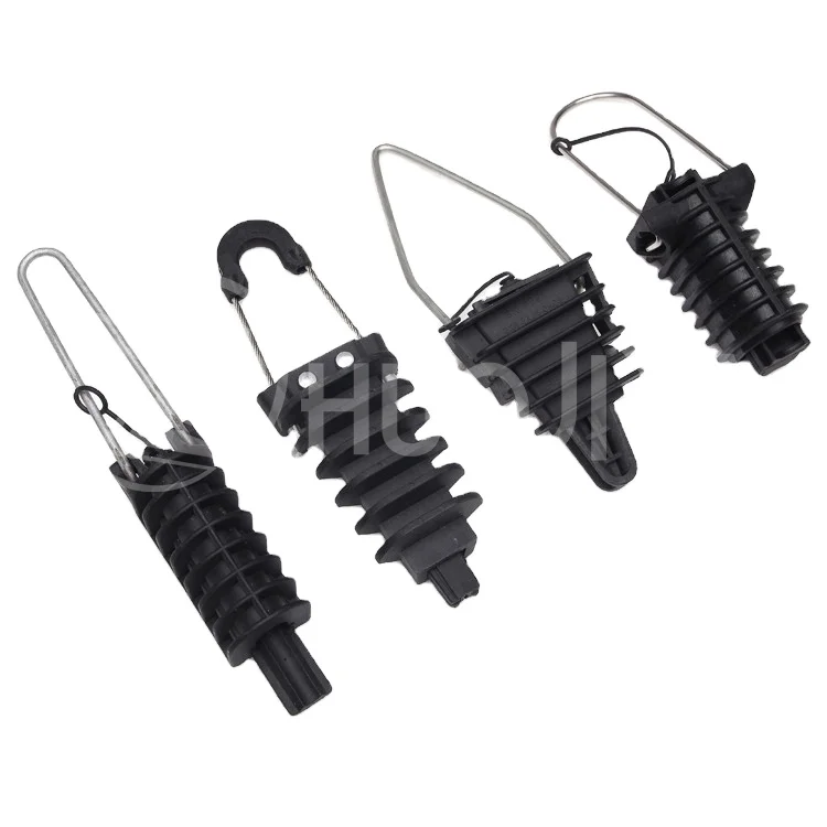 Фитинг для электрической линии питания волоконно-оптический кабель из алюминиевого сплава мертвый конец Натяжной зажим самостоятельной