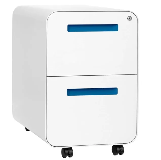2 drawers movable cabinet two drawer filing cabinet office furniture steel document mobile drawer mobile file cabinet