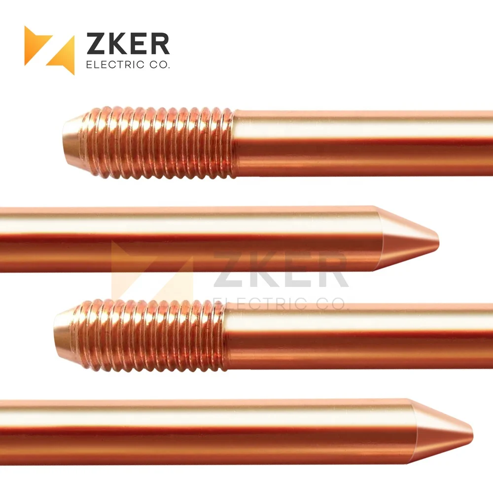 Electric Rod Copper Earthing Bar Copper Ground Rod Price