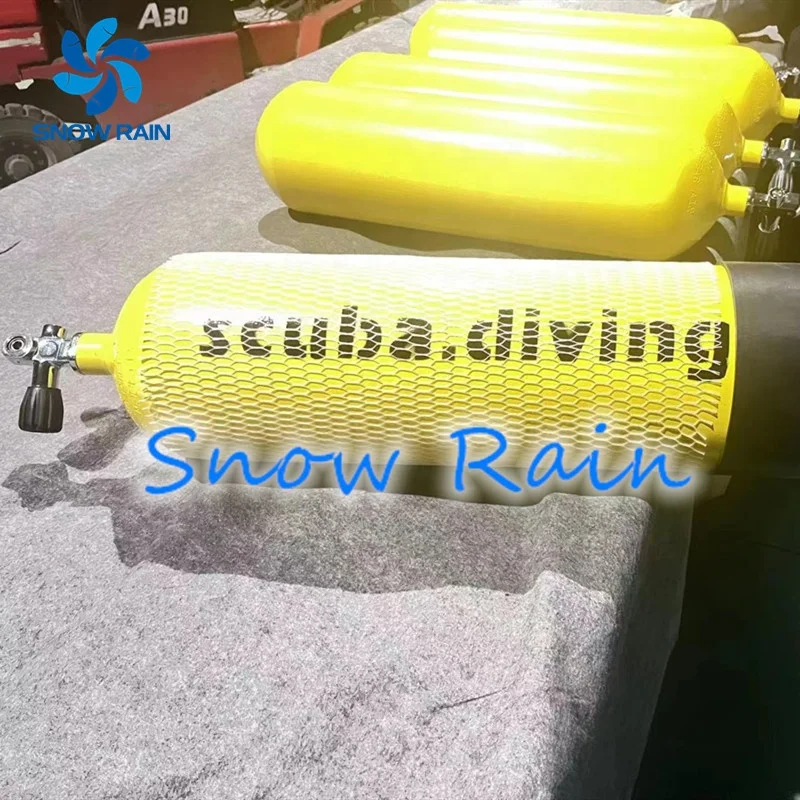 12 Liter Aluminum Scuba Diving Tank Factory Sale DOT Diving Oxygen Bottle OEM CE Certified ISO Scuba Tank Valve