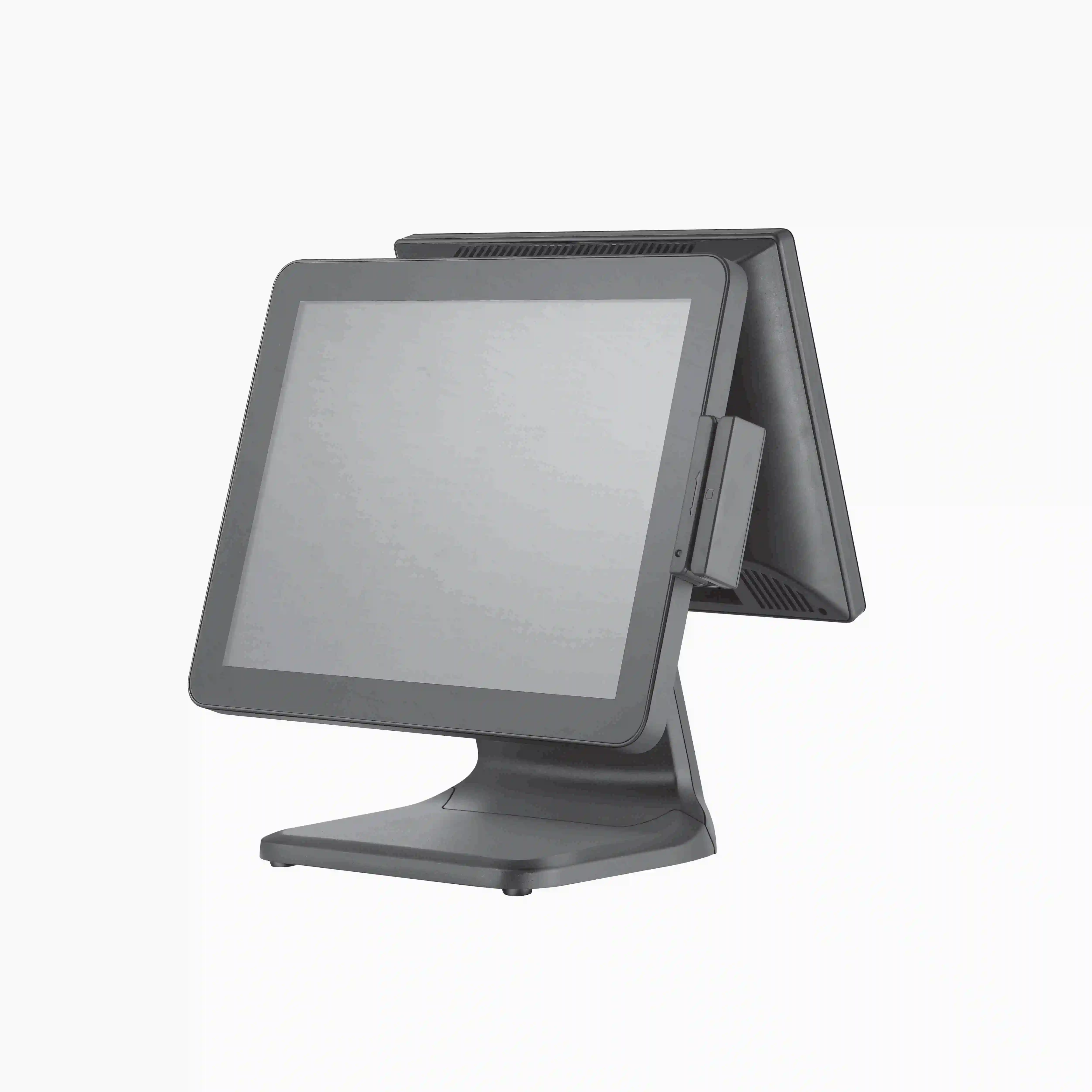 Dual Screen All In One POS System 15.6 inch Touch Screen Monitor desktop Windows 10 pos-systeme